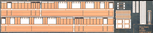 BCK0023S/4 LNER Teak D.217 BTO sides (52'6" corridor stock)