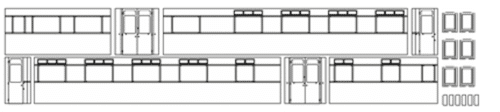 BCK3026S/4 SR Maunsell D.2657 RFK sides