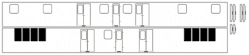 BCK6222S/4 CIE Mk 2 Electrical Generating Van sides