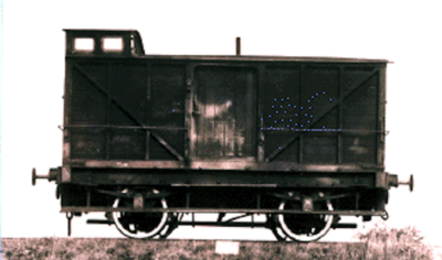 BWK0230/4 NER Outside Framed Brake Van