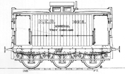 BWK0232/4 NER D.V3 Brake Van