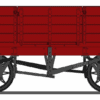 BWK0402/4 GNR D.1/2 Four Plank wagon