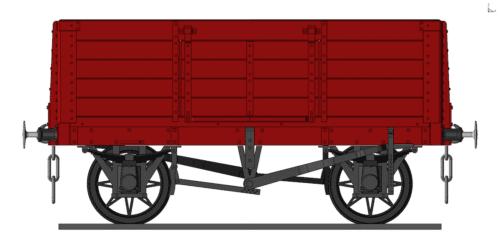 BWK0403/4 GNR D.7/38 Five plank coal wagon
