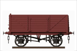 BWK0404/4 GNR D.7B53 Seven Plank end door coal wagon