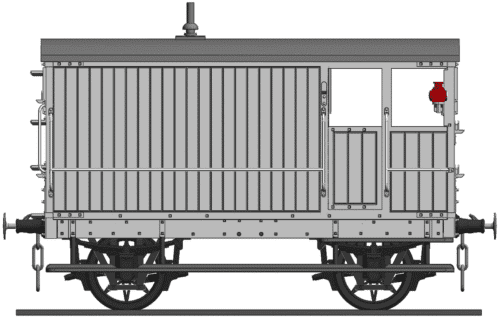 BWK0501/4 GCR D. 71 15 Ton Brake Van