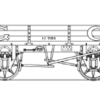 BWK0550/4 GCR D.2 3-Plank Dropside Wagon
