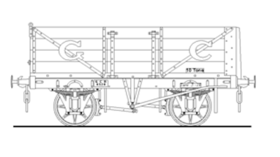 BWK0552/4 GCR 4-Plank End Door Wagon