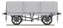 BWK0553/4 GCR D.8 5 Plank Wagon