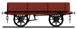 BWK1104/4 HR 4 Plank Low Wagon (No Doors)