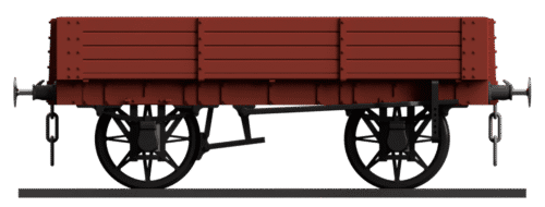 BWK1104/4 HR 4 Plank Low Wagon (No Doors)