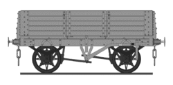 BWK1401/4 S&DJR 8 Ton High Sided Wagon