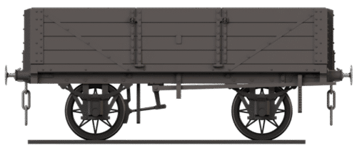 BWK1503/4 LNWR D.4 Open Goods Wagon with 36in  sides and doors each side