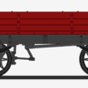 BWK1682/7 NSR 3-Plank Dropside Wagon