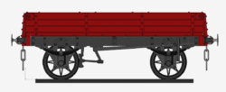 BWK1682/4 NSR 3-Plank Dropside Wagon