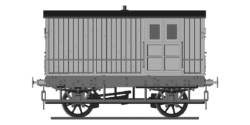 BWK1712/4 MR Kirtley Brake Van