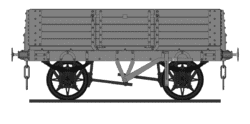 BWK1716/4 MR D.299 5 plank Wagon