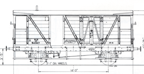 BWK3100/4 LSWR 18 Ton Goods Brake Van