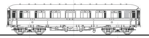 BCK0233/4 NER D.156 Corridor Third