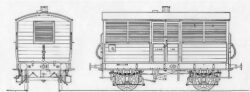 BCK3129/4 LSWR 18ft PLV of 1887