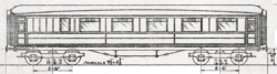 BCK0020S/4 LNER Teak D.197 FO sides (52'6" corridor stock)