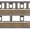 BCK0021S/4 LNER Teak D.141 TK sides (52'6" corridor stock)