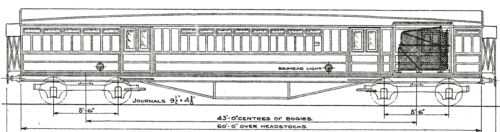 BCK0109S/4 LNER Teak D.165 TPO sides