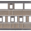 BCK0112S/4 LNER Teak D.  9 CK sides (52'6" corridor stock)