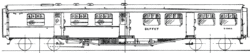 BCK3083S/4 SR Bulleid D.2668 RBK Rebuilt Tavern Car sides