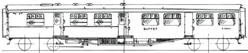 BCK3083S/4 SR Bulleid D.2668 RBK Rebuilt Tavern Car sides